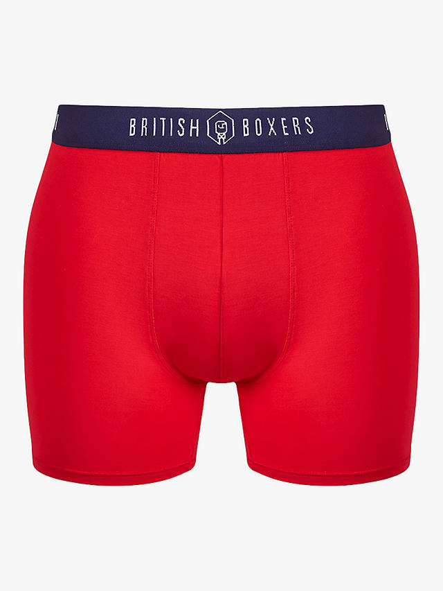 British Boxers Bamboo Trunks, Pack of 4, Brights