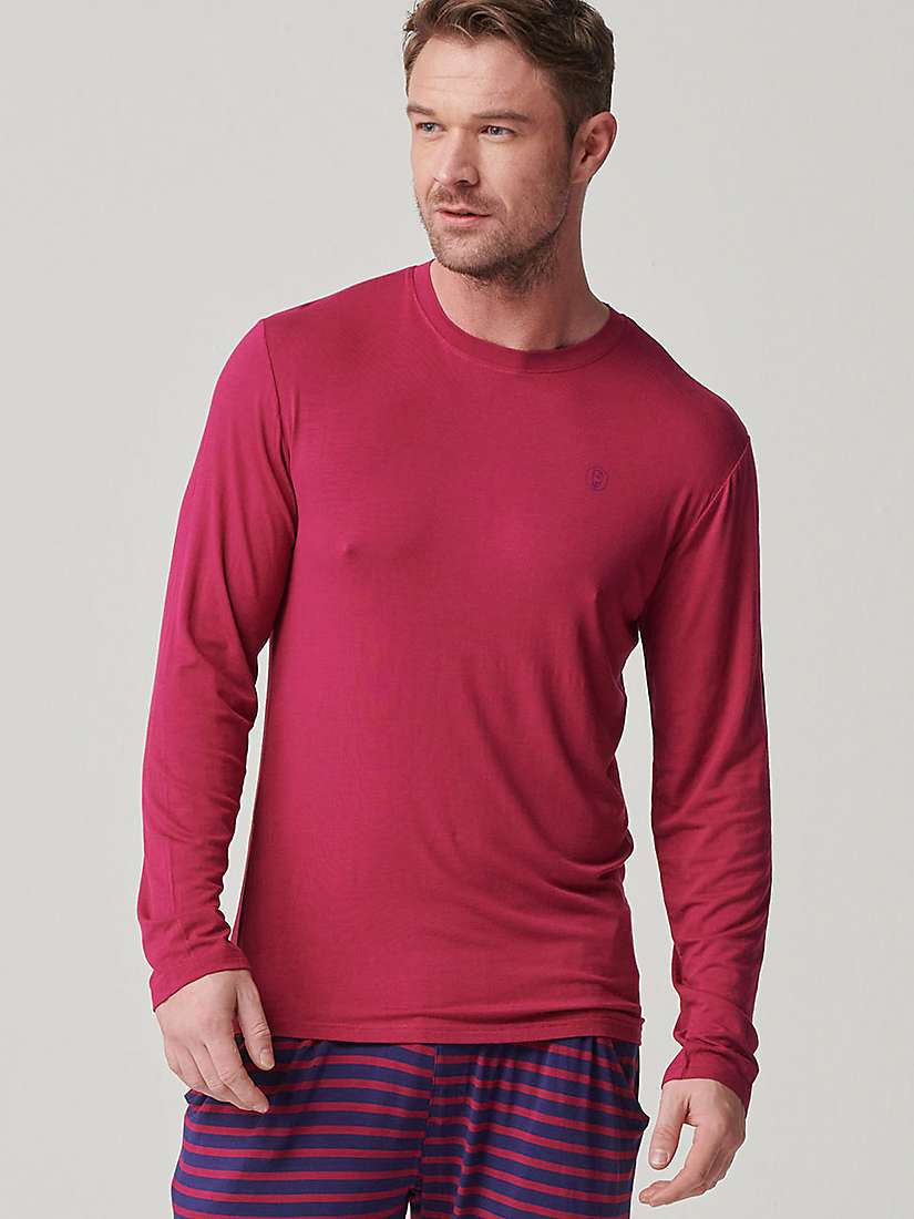 Buy British Boxers Bamboo Long Sleeve T-Shirts, Pack of 2 Online at johnlewis.com