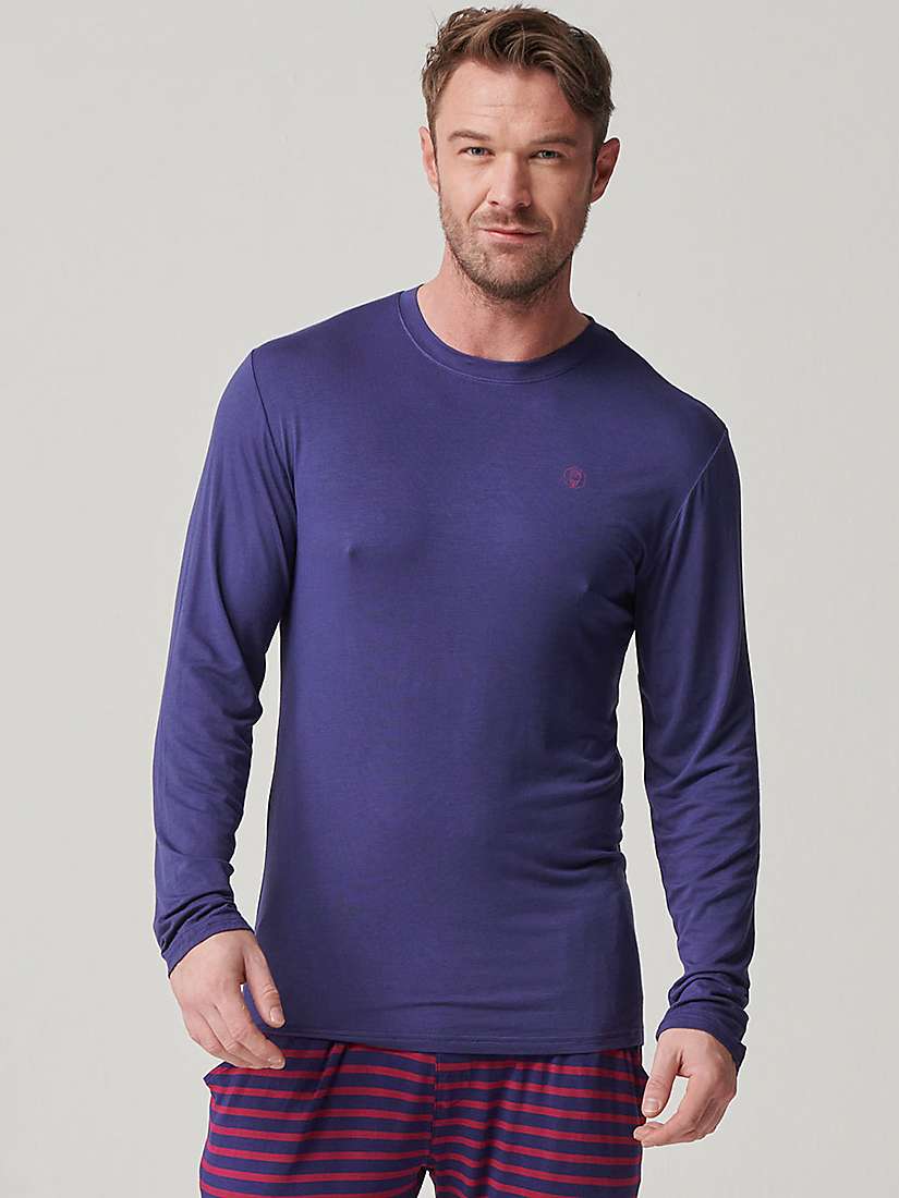 Buy British Boxers Bamboo Long Sleeve T-Shirts, Pack of 2 Online at johnlewis.com
