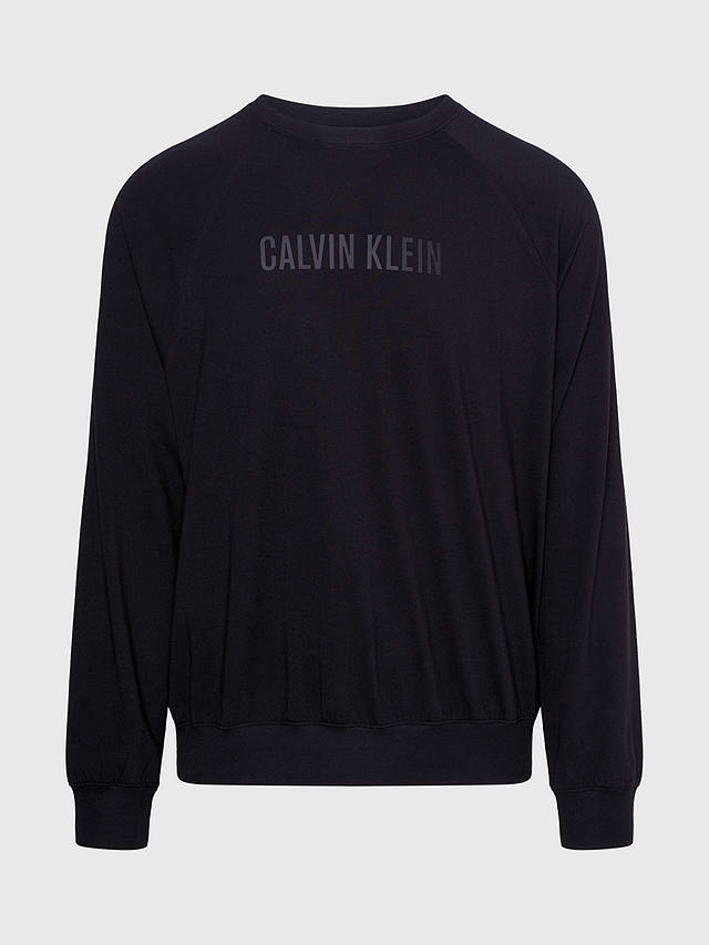 Calvin Klein Slogan Jumper, Black