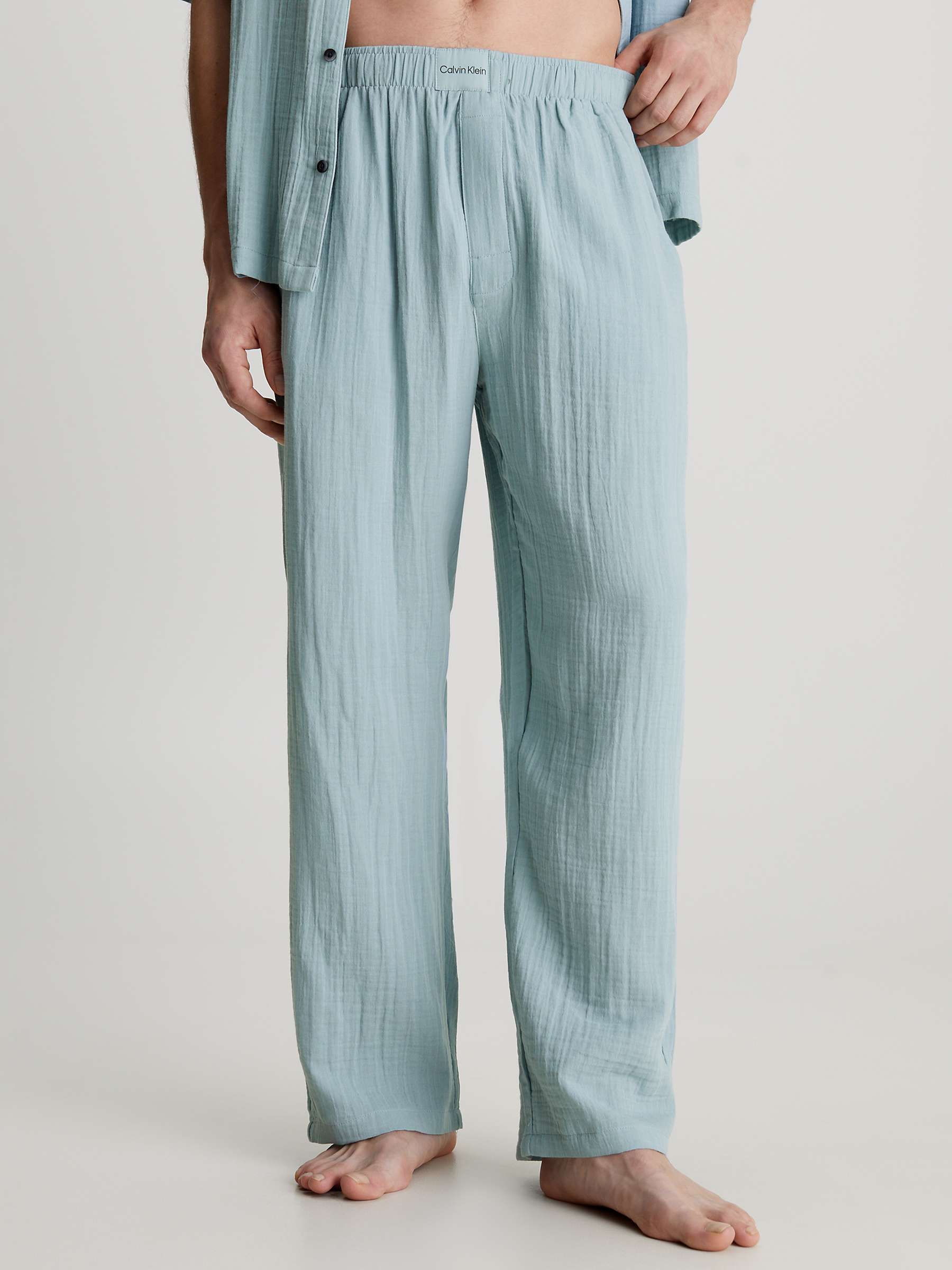 Buy Calvin Klein Textured Pyjama Bottoms, Arona Online at johnlewis.com
