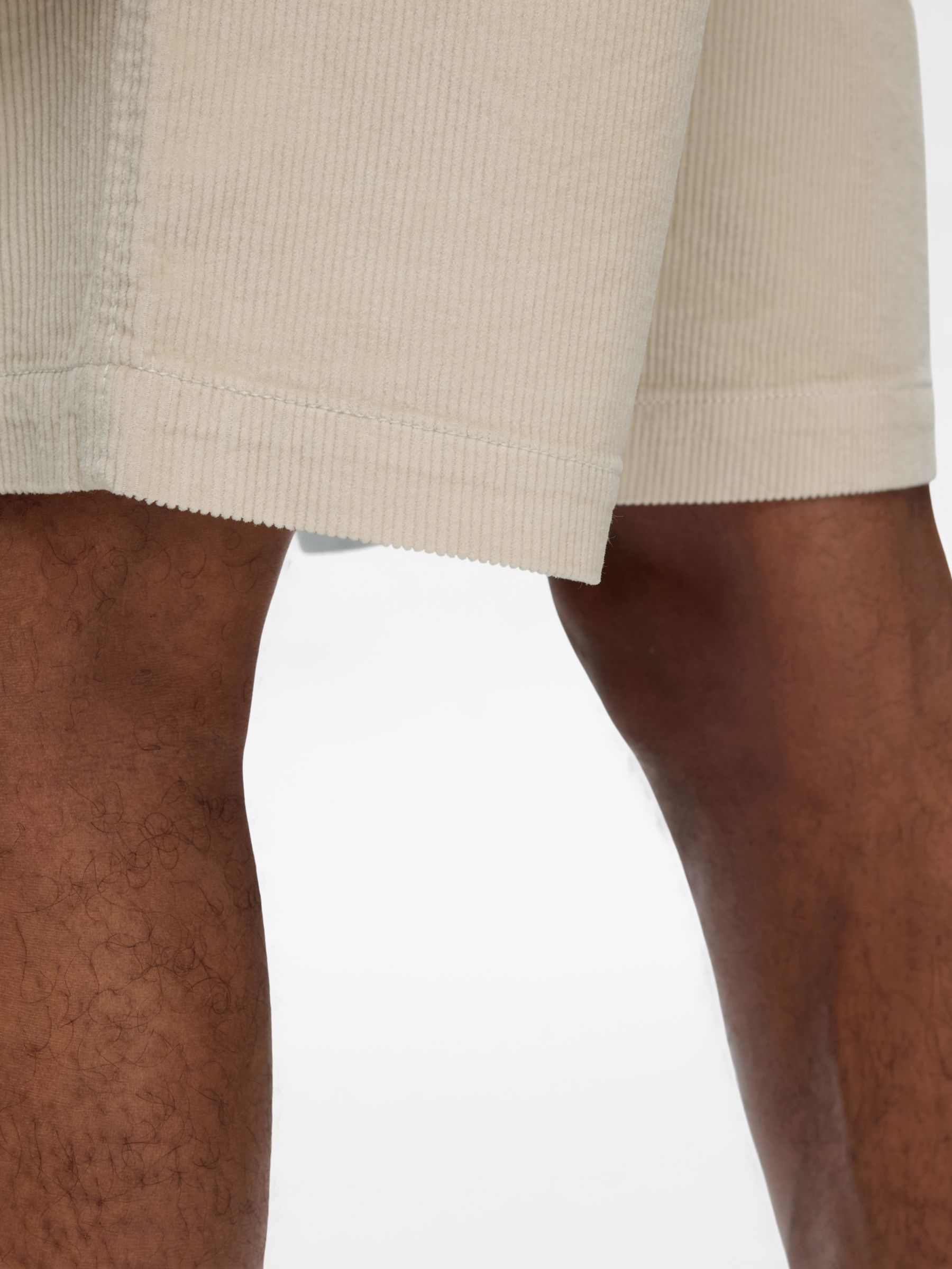 SELECTED HOMME Corduroy Shorts, Fog, S