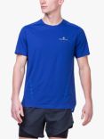 Ronhill Mesh Race Day Running Top, Blue Ocean