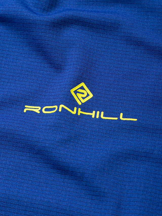 Ronhill Mesh Race Day Running Top, Blue Ocean