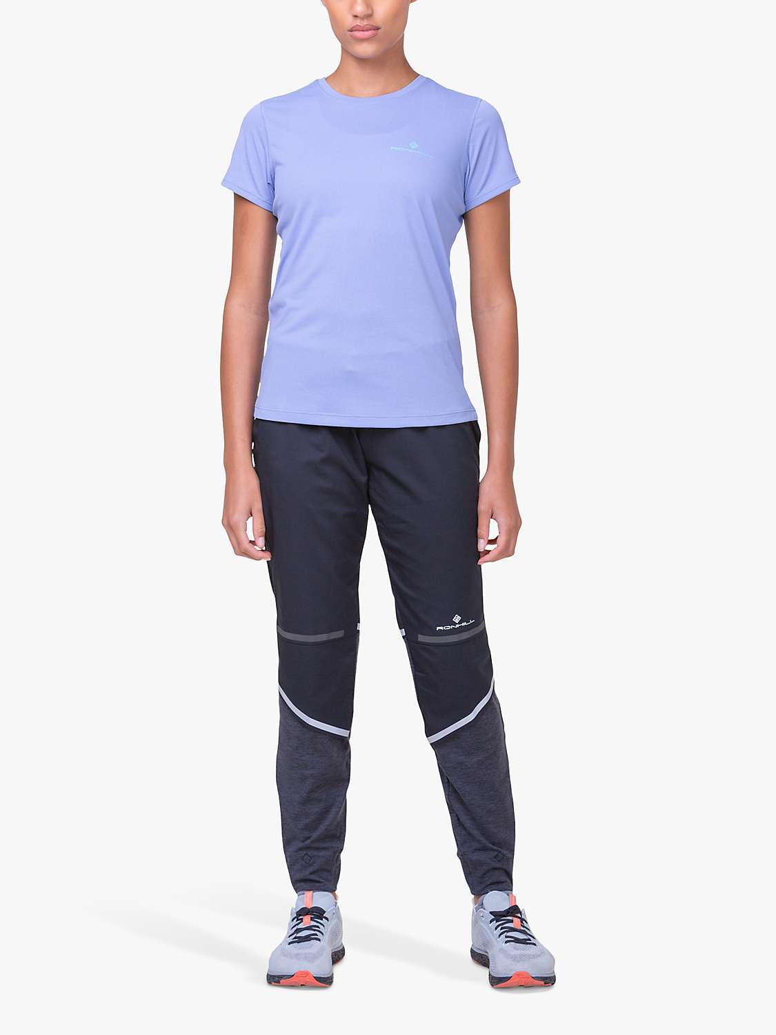 Buy Ronhill Relaxed Core Short Sleeve T-Shirt, Purple Online at johnlewis.com