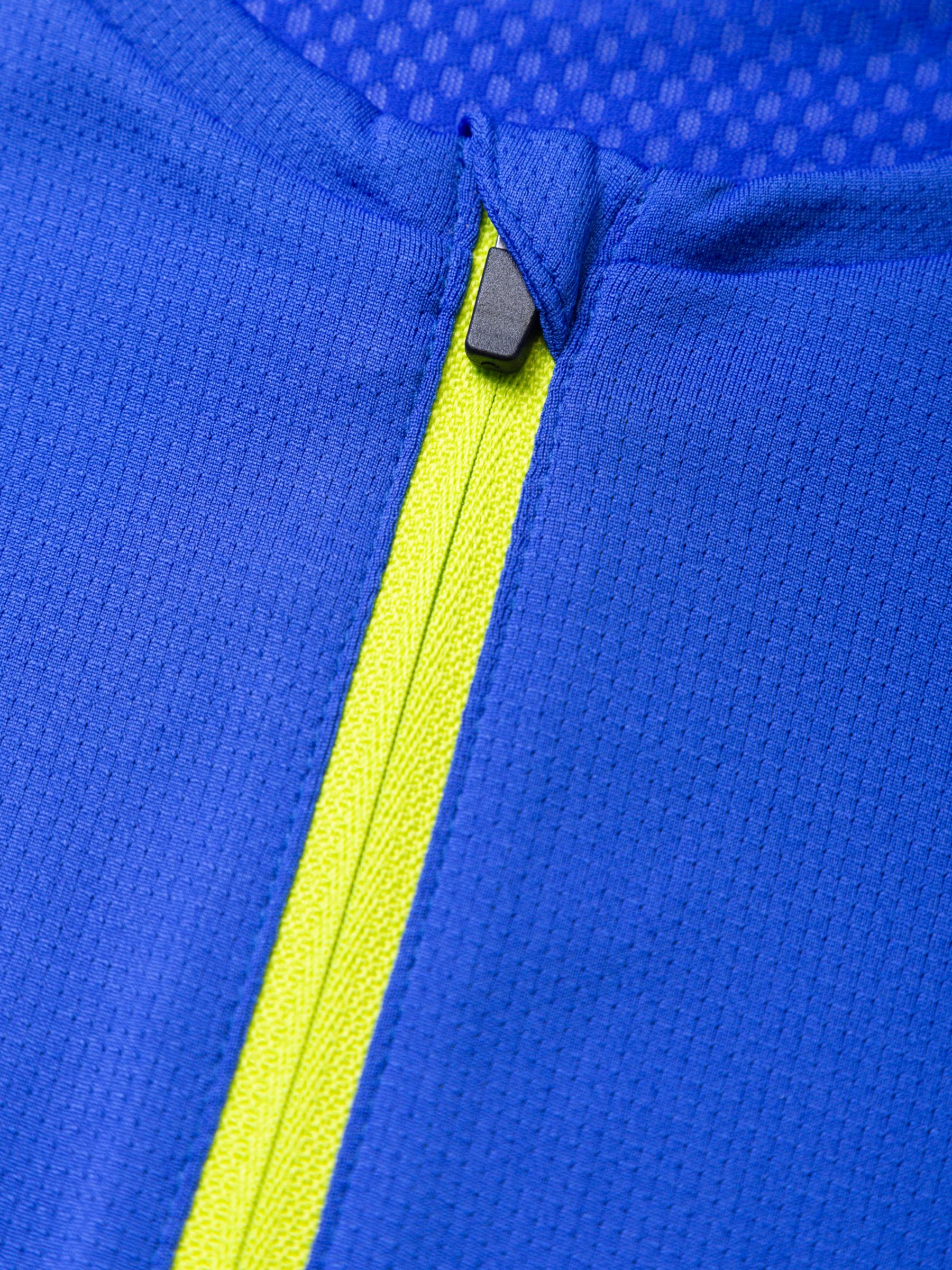 Ronhill 1/2 Zip Neck Sports T-Shirt, Blue, L