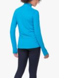 Ronhill Half Zip Thermal Base Layer Top, Turquoise