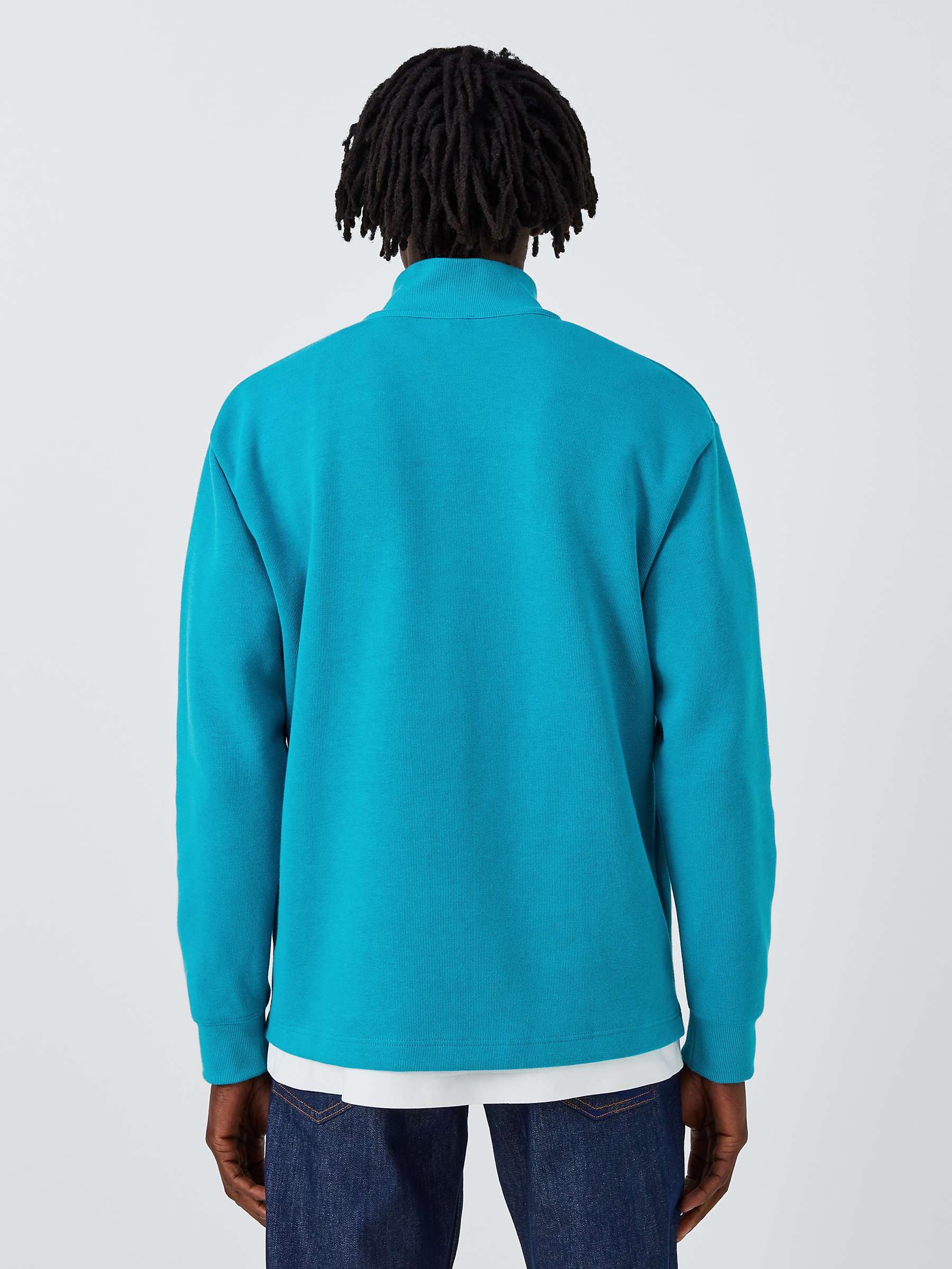 Buy Armor Lux Zipped Jumper, Blue Online at johnlewis.com