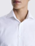Moss Regular Fit Cotton Dobby Shirt, White