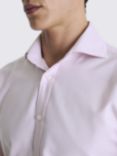 Moss Regular Fit Cotton Dobby Shirt, Pink