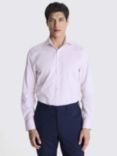 Moss Tailored Single Cuff Cotton Dobby Shirt, Pink