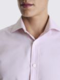 Moss Tailored Single Cuff Cotton Dobby Shirt, Pink