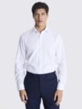 Moss Tailored Fit Royal Oxford Non-Iron Shirt, White