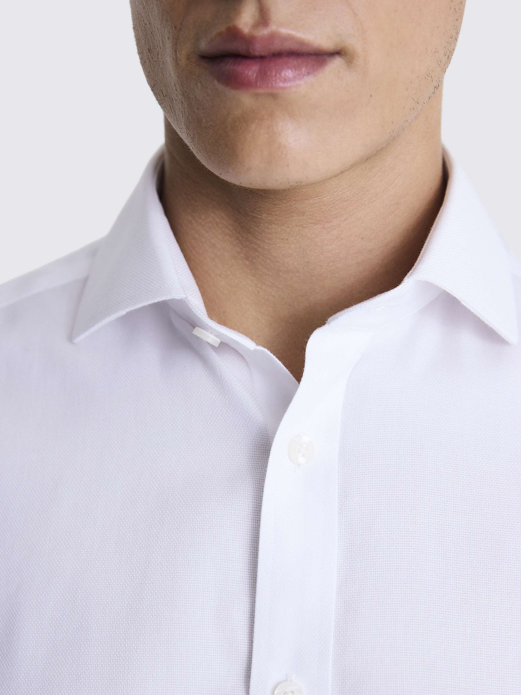Buy Moss Tailored Fit Royal Oxford Non-Iron Shirt Online at johnlewis.com