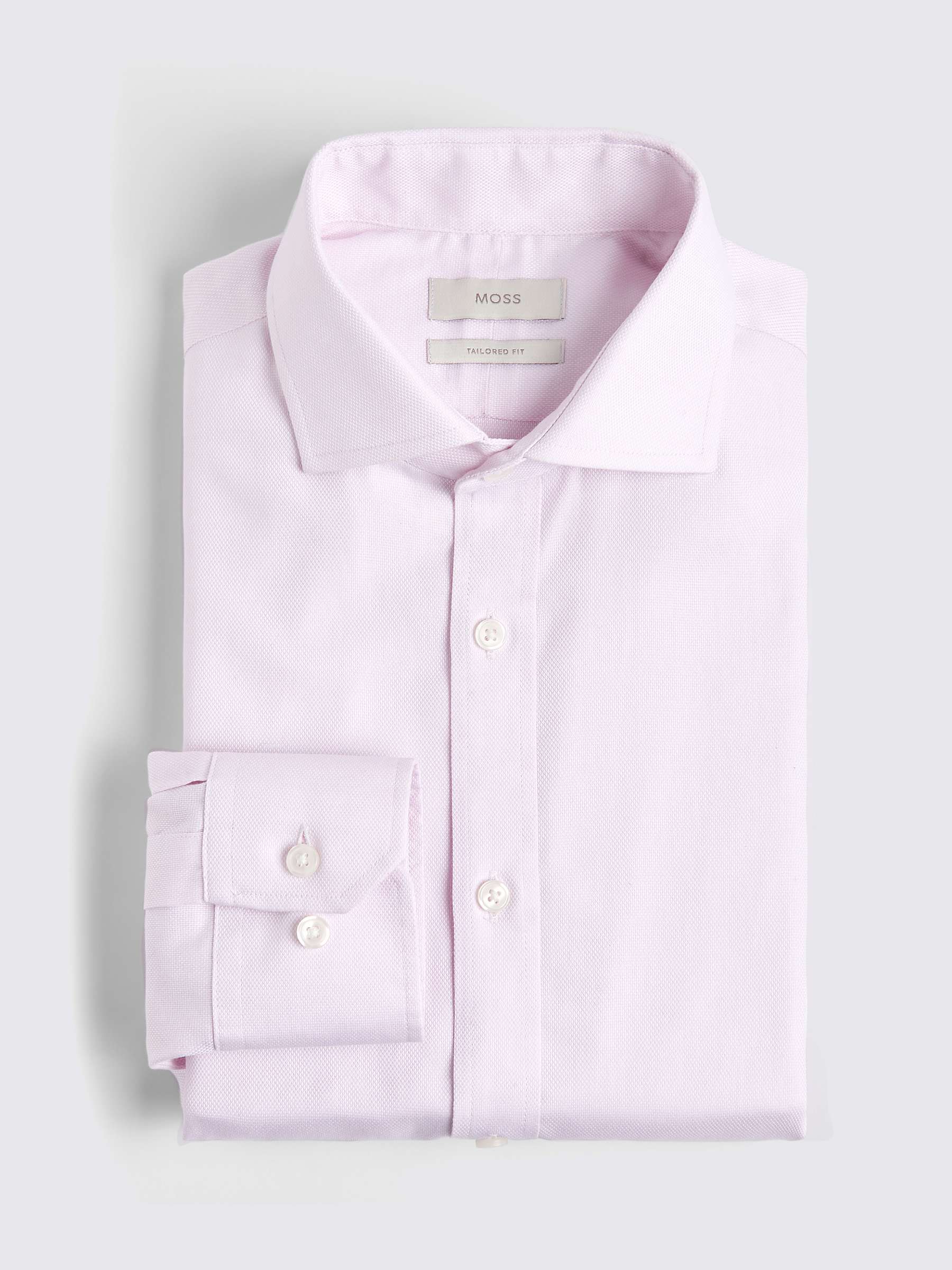 Buy Moss Tailored Fit Royal Oxford Non-Iron Shirt Online at johnlewis.com
