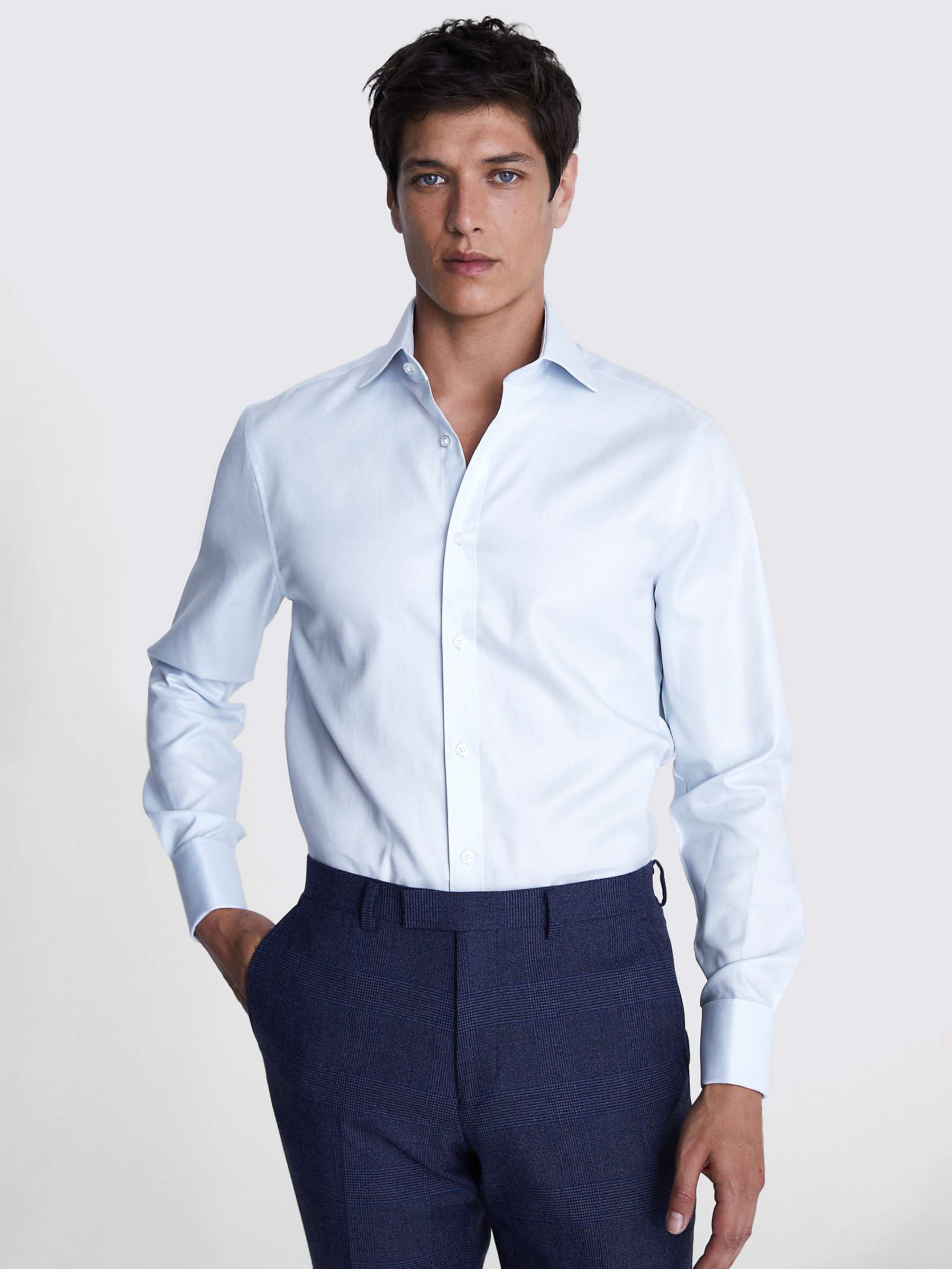 Buy Moss Twill Tailored Fit Shirt Online at johnlewis.com