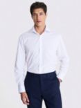 Moss Regular Fit Stretch Shirt, White