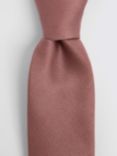 Moss Oxford Silk Tie, Purple