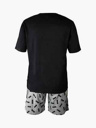 Brand Threads Batman Short Pyjama Set, Black/Grey