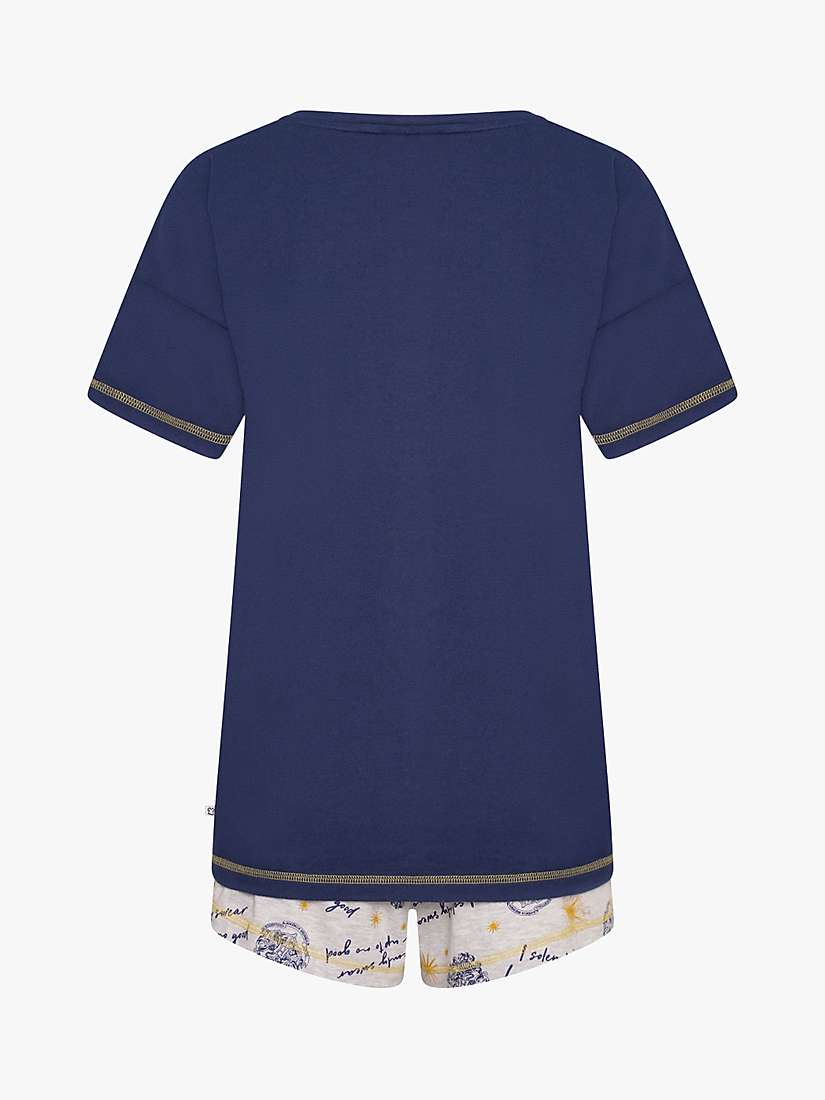 Buy Brand Threads Harry Potter Graphic Print Short Pyjama Set, Blue Online at johnlewis.com