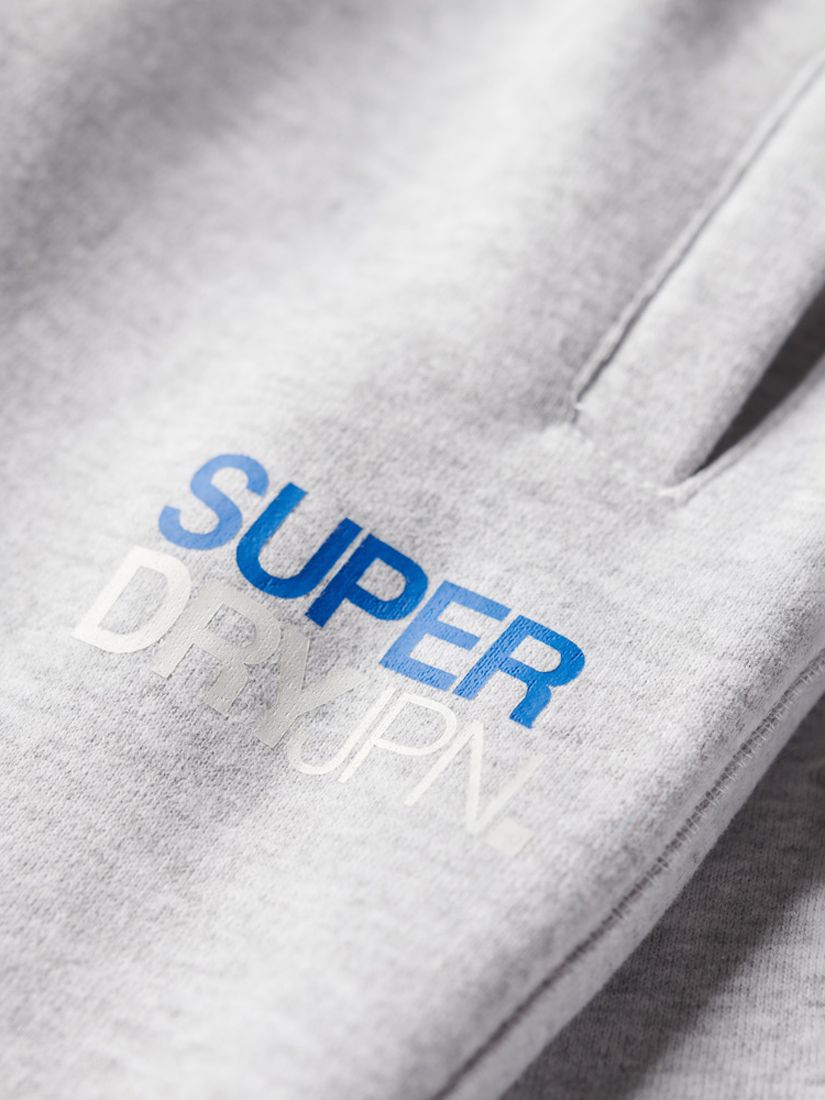 Buy Superdry Sportswear Logo Tapered Joggers, Cadet Grey Marl Online at johnlewis.com