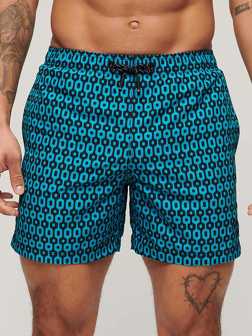 Buy Superdry Geometric Print 15" Swim Shorts Online at johnlewis.com