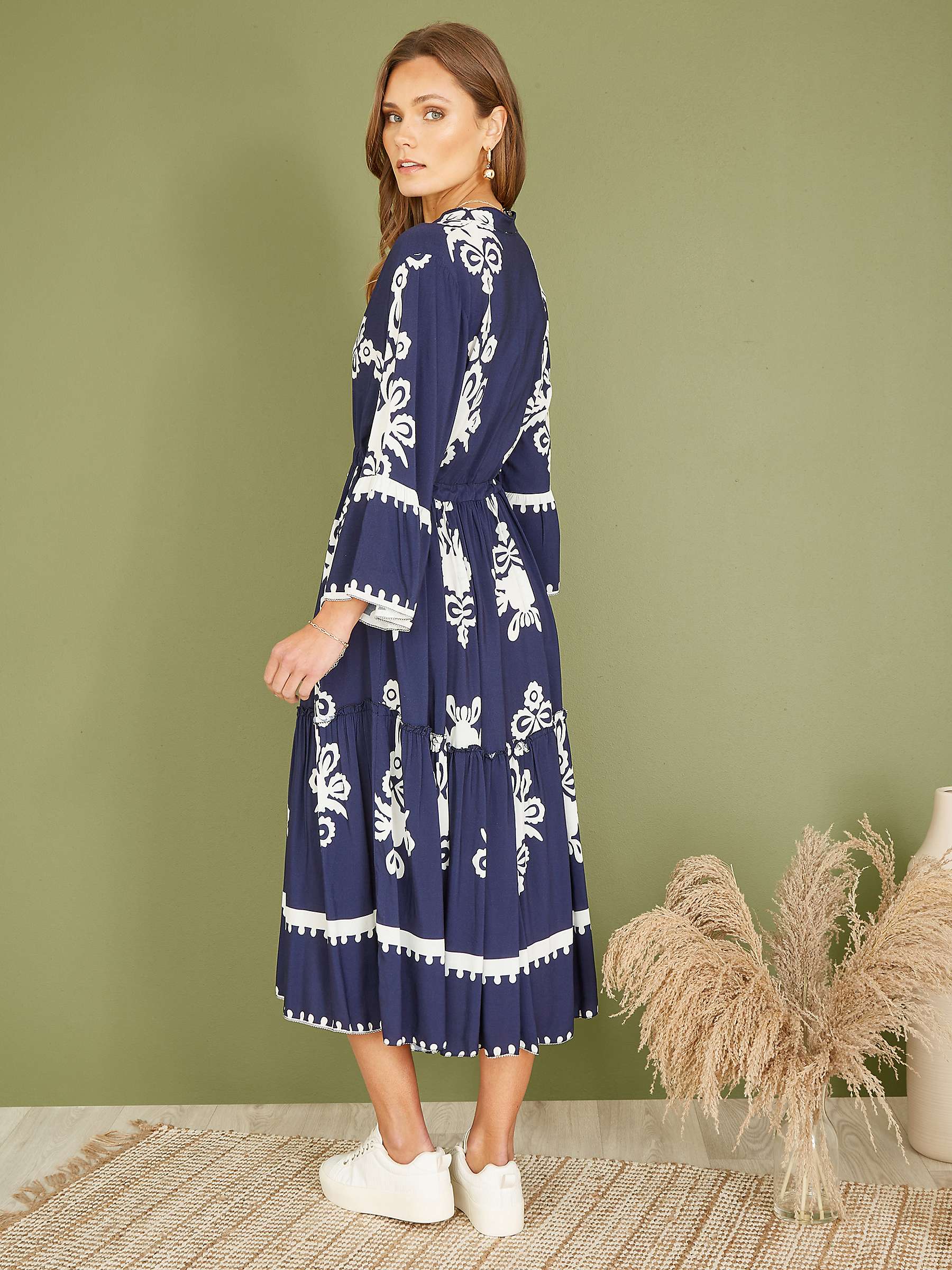 Buy Yumi Printed Midi Dress Online at johnlewis.com