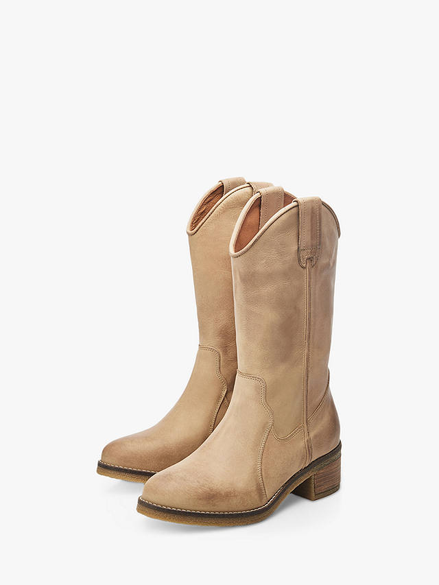 Moda in Pelle Dana Leather Boots, Taupe