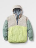 Passenger Moonlight Recycled Insulated Smock Fleece Jacket, Lime Juice, Lime Juice