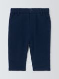 John Lewis Heirloom Collection Baby Herringbone Trousers, Navy