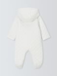 John Lewis Heirloom Collection Baby Snowsuit, White