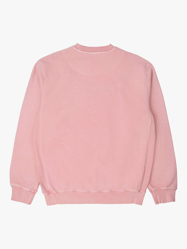 M.C.Overalls Relaxed Cotton Sweatshirt, Dusty Pink