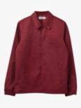 M.C.Overalls Fitted Coach Jacket, Burgundy