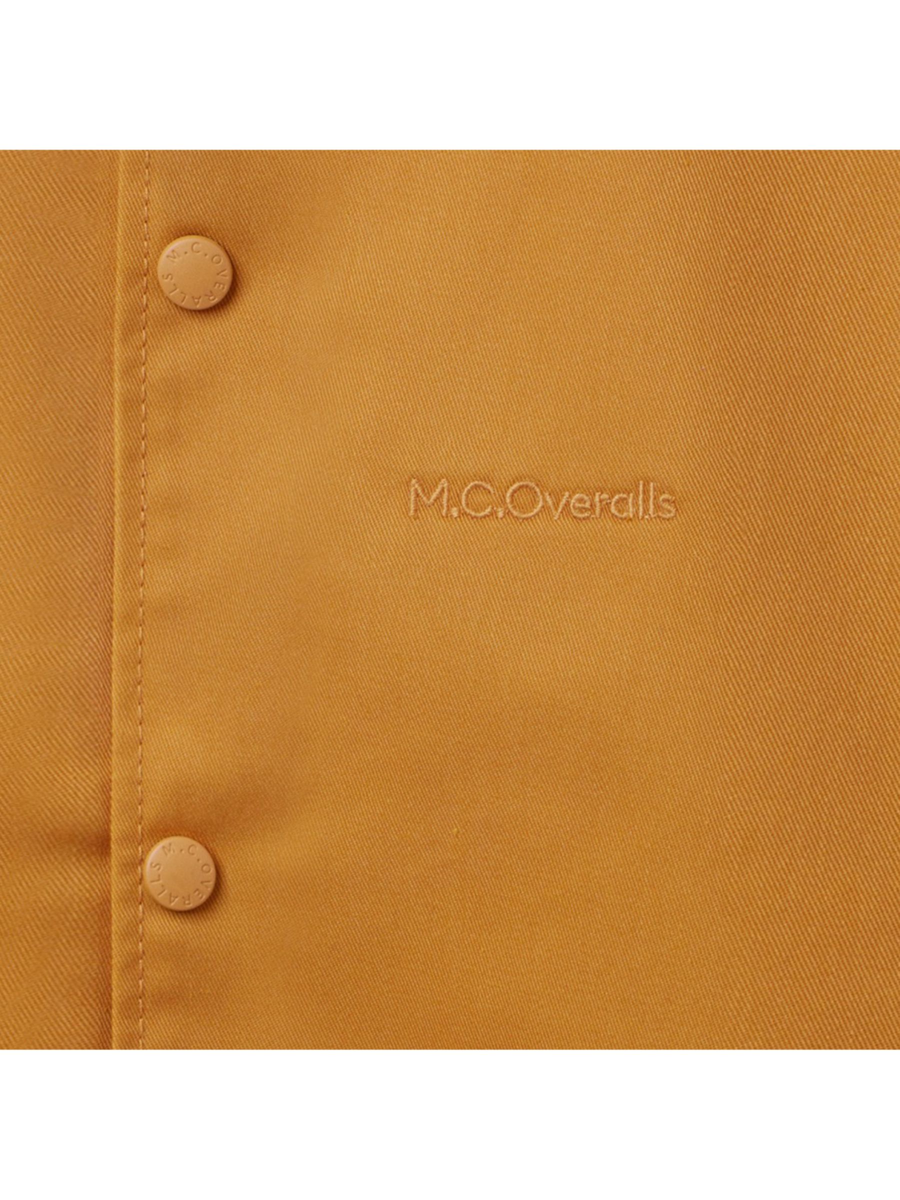 M.C.Overalls Fitted Coach Jacket, Mustard Yellow, S