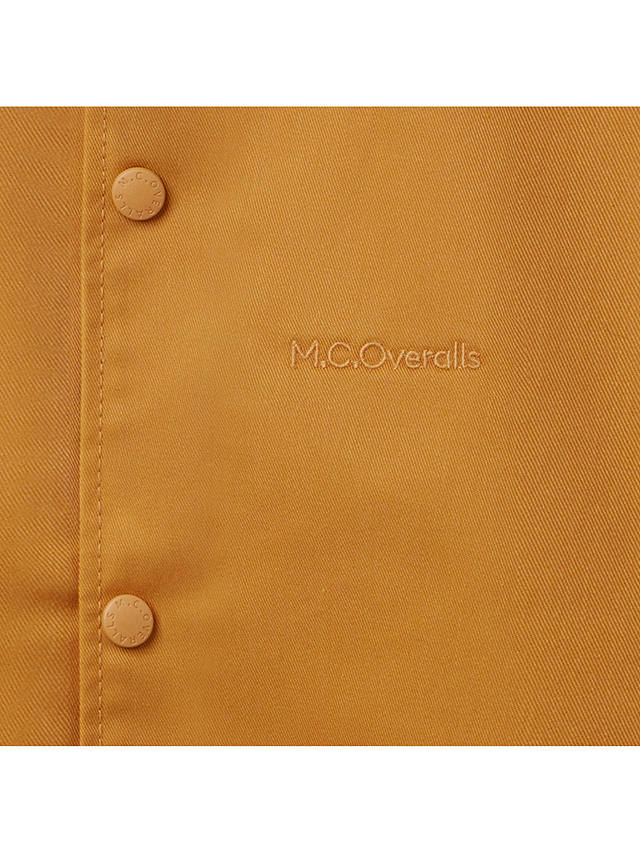 M.C.Overalls Fitted Coach Jacket, Mustard Yellow