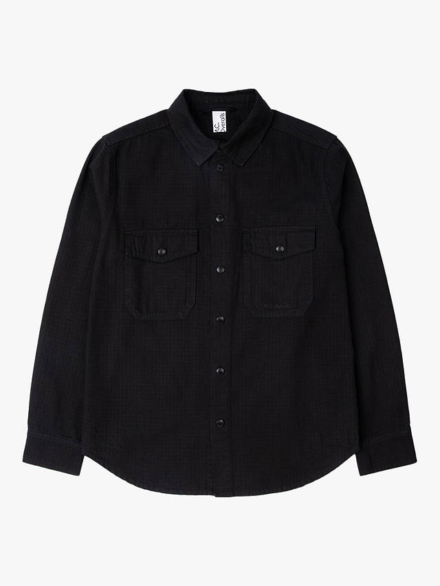 M.C.Overalls Ripstop Double Pocket Snap Shirt