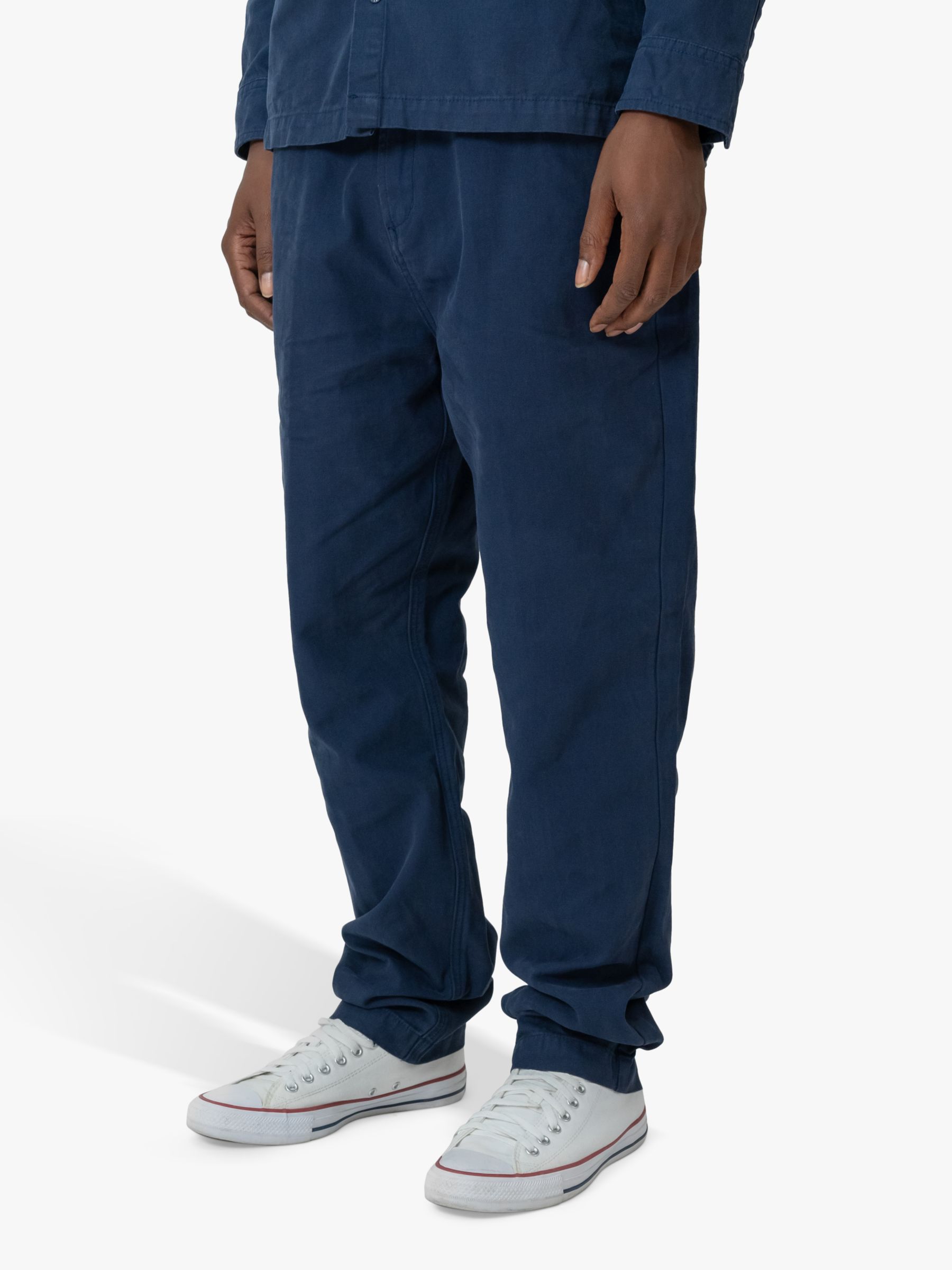 Buy M.C.Overalls Relaxed Fit Cotton Canvas Trousers Online at johnlewis.com