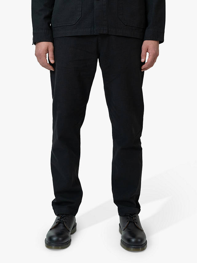 M.C.Overalls Relaxed Fit Ripstop Trousers, Black
