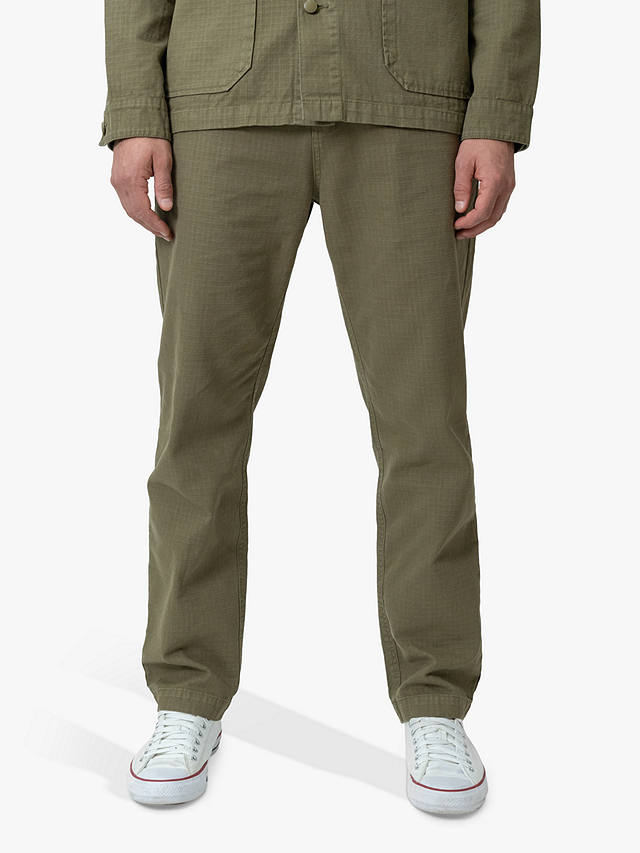 M.C.Overalls Relaxed Fit Ripstop Trousers, Olive