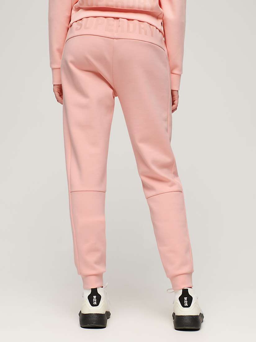 Buy Superdry Sports Tech Slim Joggers, Peach Pearl Pink Online at johnlewis.com