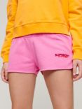 Superdry Sportswear Logo Racer Shorts, Paparazzi Pink