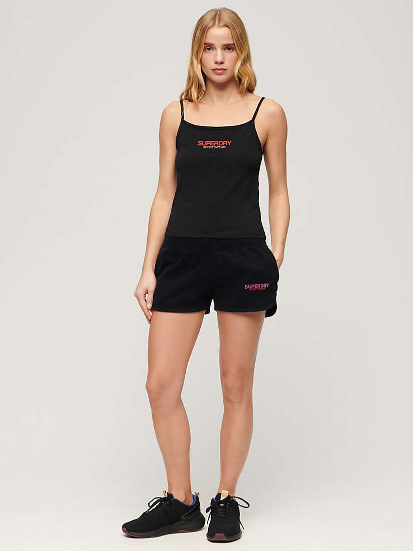 Buy Superdry Logo Fitted Cami Top Online at johnlewis.com