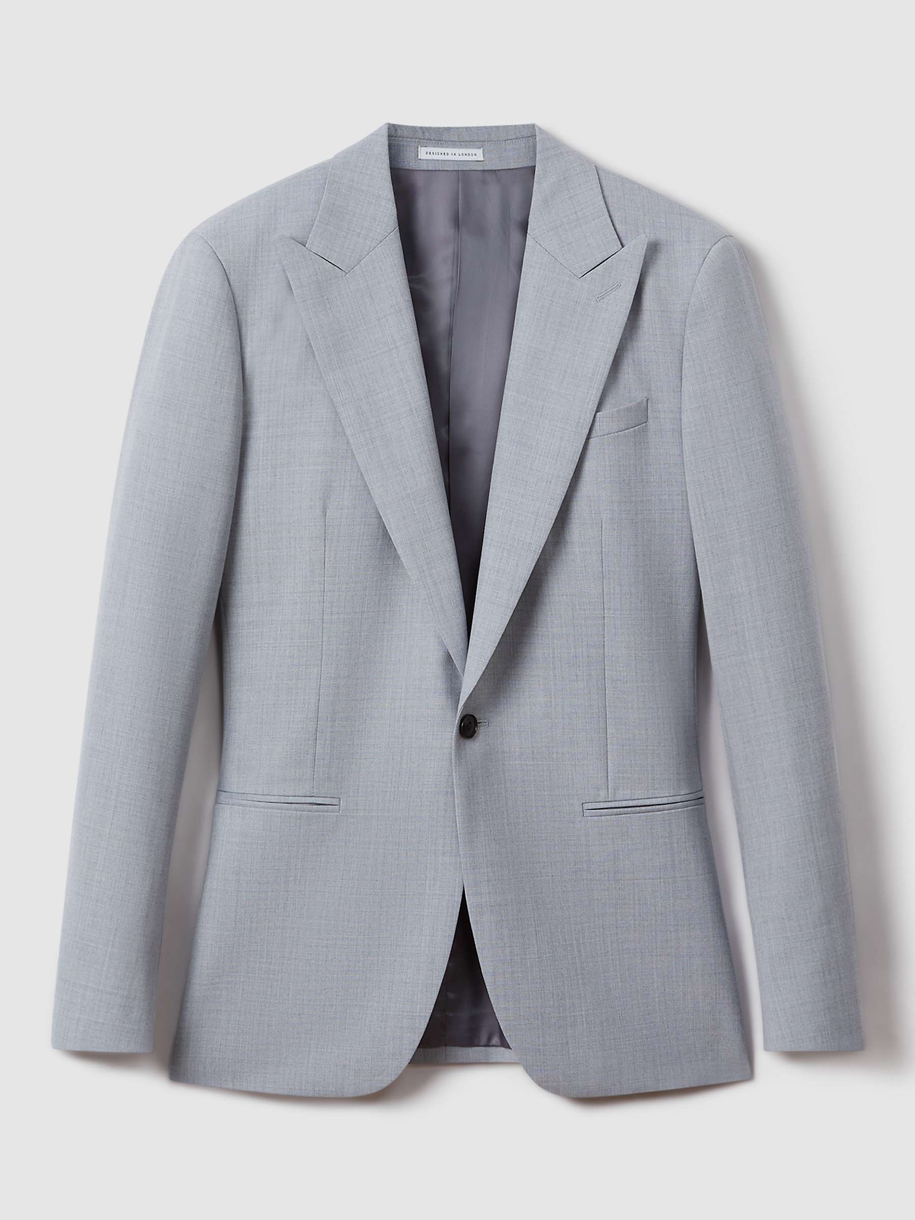 Buy Reiss Dandy Tailored Fit Suit Jacket, Soft Blue Online at johnlewis.com