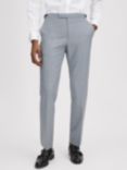 Reiss Dandy Straight Fit Trousers, Soft Blue