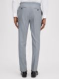 Reiss Dandy Straight Fit Trousers, Soft Blue