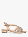 Paradox London Wide Fit Quest Block Heel Sandals, Champagne