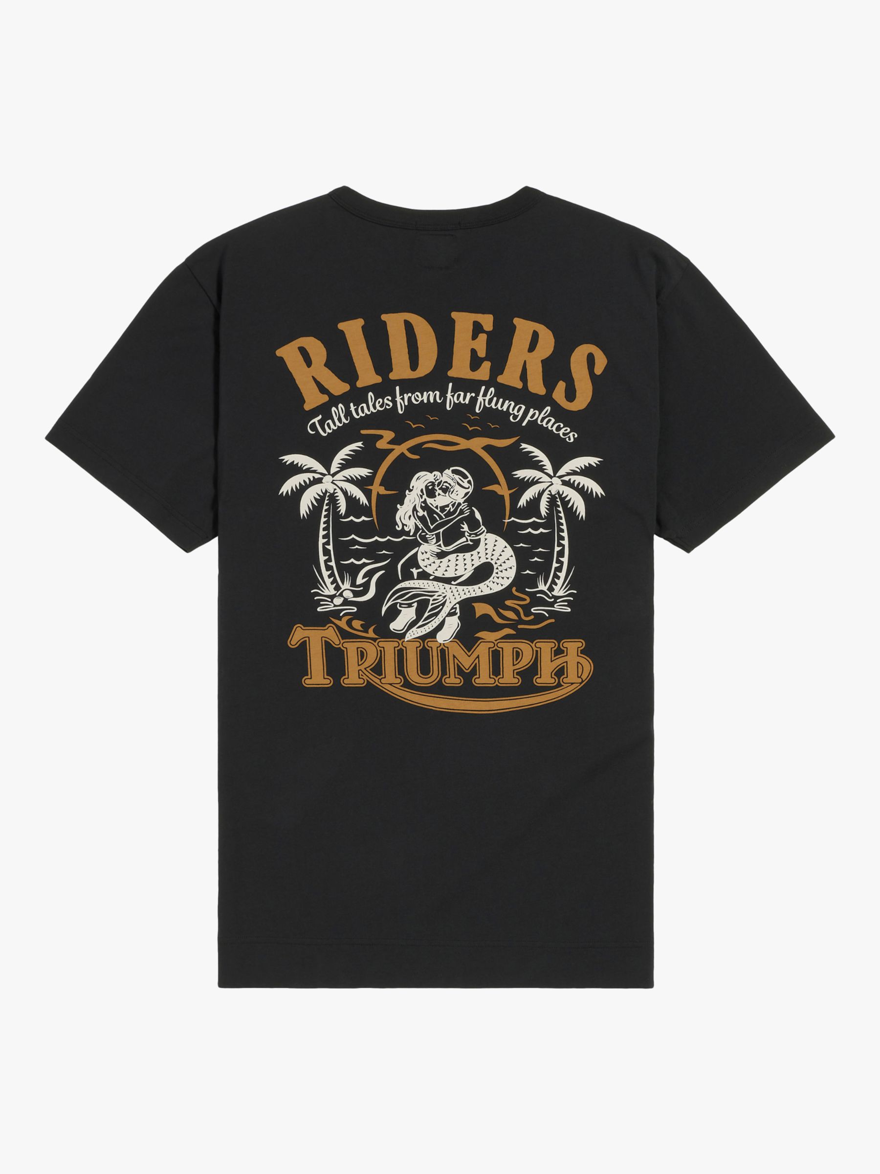 Triumph Motorcycles Tall Tales Graphic T-Shirt, Black, S