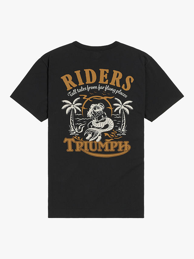 Triumph Motorcycles Tall Tales Graphic T-Shirt, Black