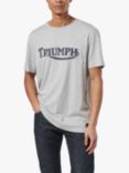 Triumph Motorcycles Fork Seal T-Shirt, Silver Marl