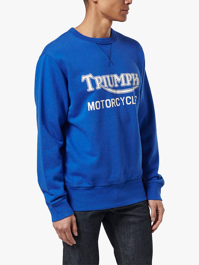 Triumph Motorcycles Radial Sweatshirt, Colbalt